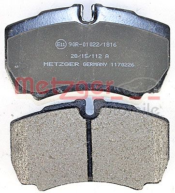 METZGER 1170226 GREENPARTS Bremsbelagsatz, Scheibenbremse